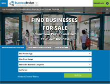 Tablet Screenshot of businessbroker.net